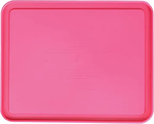 Vista 2 de Pyrex 7212-PC (11 tazas) tapas de almacenamiento de alimentos rosas (paquete de 2) - Fabricado en Estados Unidos