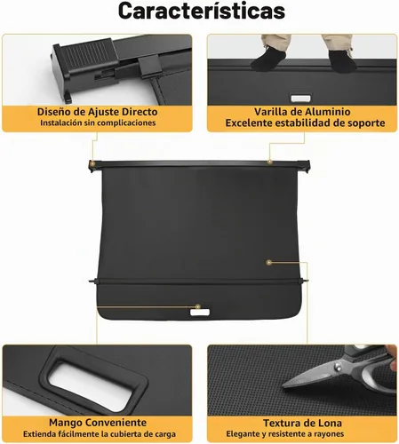 Vista 3 de Powerty - Funda de carga para accesorios Volvo XC90 2016-2025, lona