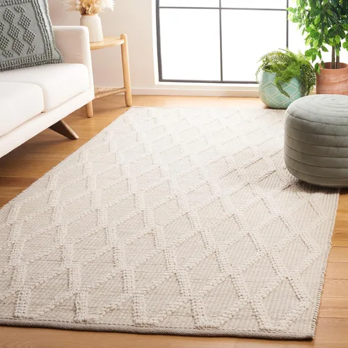 Vista 10 de SAFAVIEH Natura Collection - Alfombra de pasillo de 8 pies, color negro y marfil, diseño moderno, ideal para zonas de alto tráfico en pasillo, baño