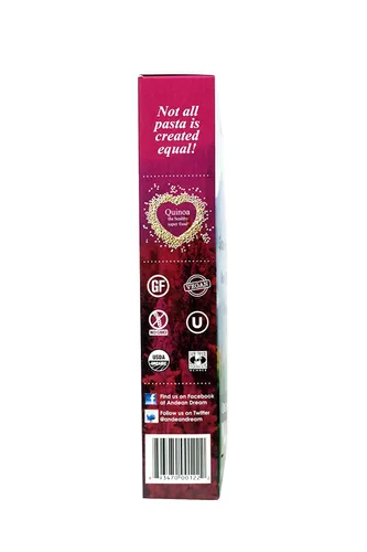 Vista 2 de Andean Dream Fusilli Pasta de Quinoa Sin Gluten (3x8 Oz)3