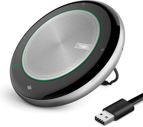Vista 8 de Yealink Teams Altavoz Certificado con Micrófono Inalámbrico Bluetooth para Conferencias y Reuniones CP700 Reducción de Ruido Oficina en Casa