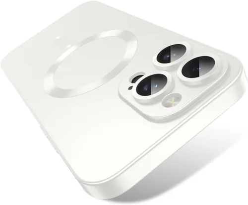Vista 11 de Funda magnética para iPhone 13 Pro MagSafe con protector de lente de cámara, protección completa, delgada, suave, a prueba de golpes, antiarañazos