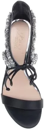 Vista 6 de Jewel Badgley Mischka Thamar Crystal Strappy Block Heel