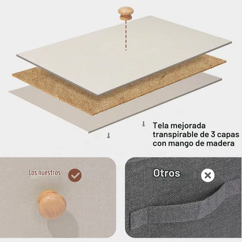 Vista 9 de Crestlive Products Tocador alto, torre de almacenamiento de 7 cajones de tela, cómodas - Unidad organizadora vertical para dormitorio, pasillo