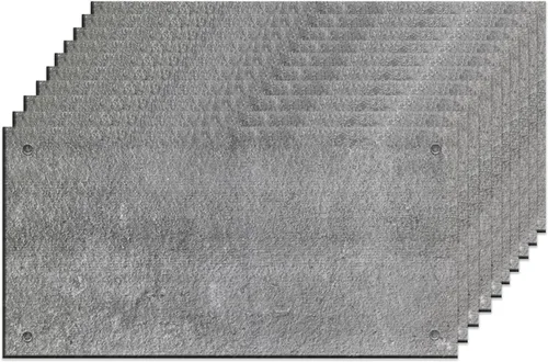 Vista 29 de IZODEKOR Paneles de pared 3D con efecto ladrillo, revestimiento, aspecto de piedra, revestimiento de espuma de poliestireno para sala de estar