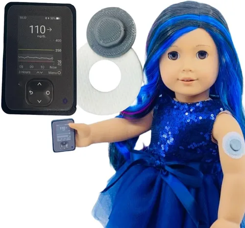 Vista 7 de Warrior Buddy - Accesorios para la diabetes compatibles con muñecas de 18 pulgadas o juguetes de peluche (Dexcom G6, plástico)
