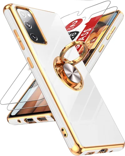 Vista 46 de LeYi Funda para iPhone XR: con Protector de Pantalla de Vidrio Templado [Paquete de 2] Soporte de Anillo Giratorio de 360°, Soporte Magnético