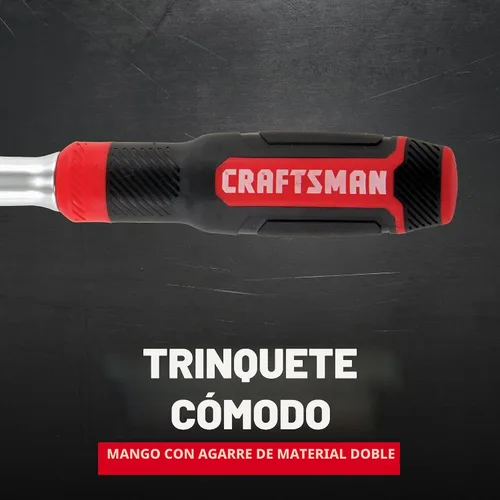Vista 3 de Llave de trinquete CRAFTSMAN, rotador, accionamiento de 3/8 pulgadas (CMMT86000)