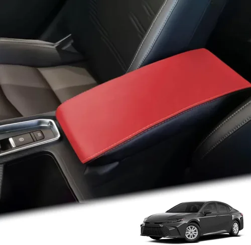 Vista 17 de Funda de reposabrazos adecuada para Toyota Camry 2007-2011 de cuero para consola central reposabrazos almohadilla protectora
