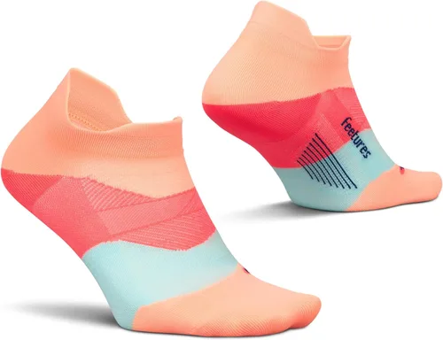 Vista 28 de Feetures Elite - Calcetines tobilleros ultraligeros que no se muestran - Calcetines deportivos con compresión dirigida Azul Ártico (1 par)
