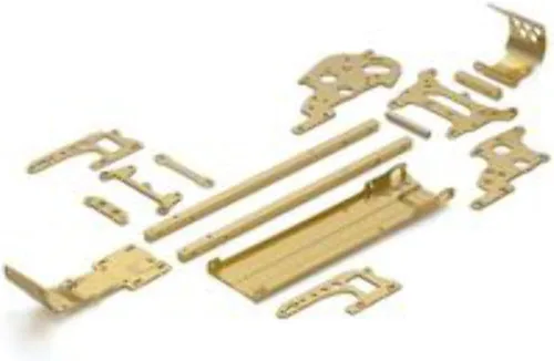 Vista 4 de Kyosho America 30619 Turbo Optima Gold Kit 4WD