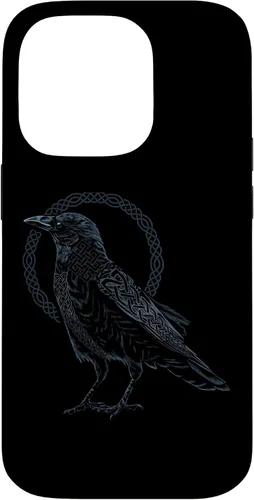 Vista 16 de Funda para iPhone 11 Pro Max Crow Raven Viking Valhalla Berserker nórdico nórdico de mitología nórdica