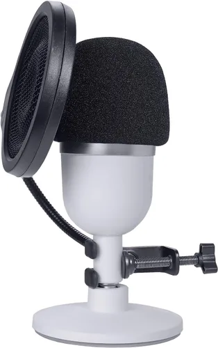 Vista 2 de YOUSHARES Razer Seiren Mini Filtro Pop con Paraviento de Espuma - 3 Capas de Protección Antipop y Cubierta de Espuma Compatible con Micrófono Razer