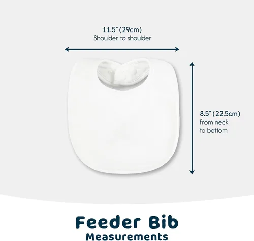 Vista 2 de Tiny Twinkle Baby Feeding Bibs - Waterproof and Absorbent Infant Drool and Feeding Baby Bibs