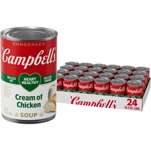 Vista 13 de Campbell's Sopa Condensada de Crema de Pollo 98% Libre de Grasa, Lata de 10.5 oz (Paquete de 12)