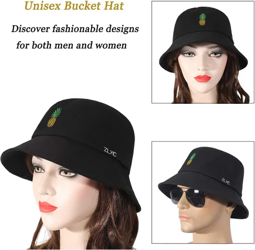 Vista 62 de ZLYC Gorra de pescador bordada de moda unisex para hombres y mujeres