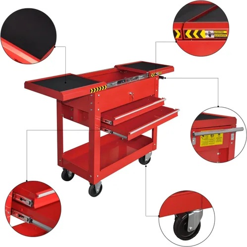 Vista 4 de Pro-Lift M-0004 Carro de herramientas, capacidad de 350 libras, 1 paquete
