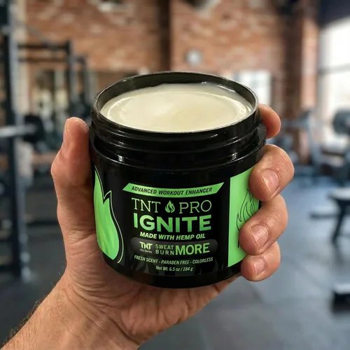 Vista 2 de TNT Pro Ignite - Crema para sudar - Gel caliente preentrenamiento para reafirmar y apretar