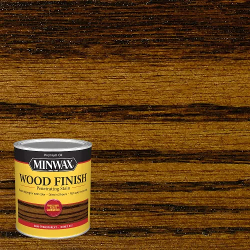 Vista 3 de Minwax 700494444 Acabado de madera, Miel, 1 cuarto de galón