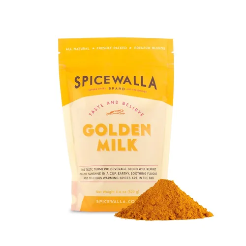 Vista 8 de Spicewalla Leche dorada en polvo - Canela, jengibre, cúrcuma bebida té o mezcla de café con leche
