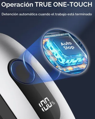 Vista 3 de Canslab Abrelatas eléctrico recargable IRON: fácil almacenamiento de montaje en pared, parada automática inteligente y pista de batería LED
