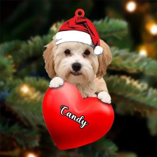 Vista 16 de Adornos de Navidad personalizados para perros, nombre personalizado, adorno de Malamute de Alaska, adornos acrílicos, regalos de Navidad, amantes