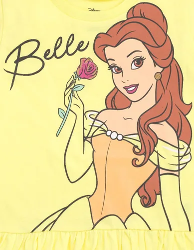 Vista 4 de Disney Conjunto de camiseta y leggings de princesa para niñas pequeñas y grandes