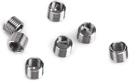 Vista 6 de XT AUTO 30 piezas de acero inoxidable M5 x 0.031 in Kit de inserción de reparación de roscas compatible con herramientas de mano para reparación