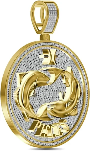 Vista 4 de VVS1 - Diamante de moisanita natural de 2.50 unidades auténticas, 1.09 oz, signo de nacimiento del zodiaco de la suerte, astrología, horóscopo, dije