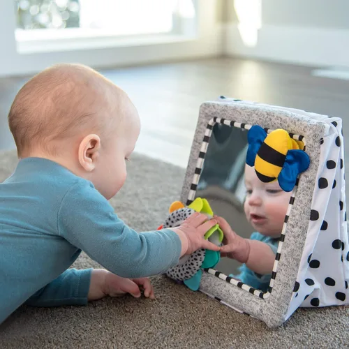 Vista 5 de Sassy Tummy Time - Espejo de piso See Me para mayores de 0 meses (80928)