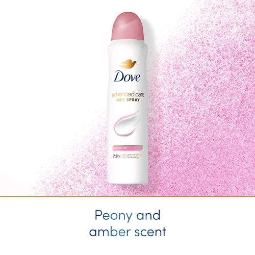 Vista 6 de Dove Advanced Care - Desodorante antitranspirante en polvo, suave, 3.8