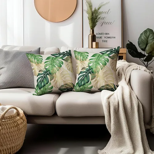 Vista 35 de Juego de 2 fundas de almohada de 16 x 16 pulgadas, diseño patriótico de bandera estadounidense con estrellas para exteriores, estilo casa de campo