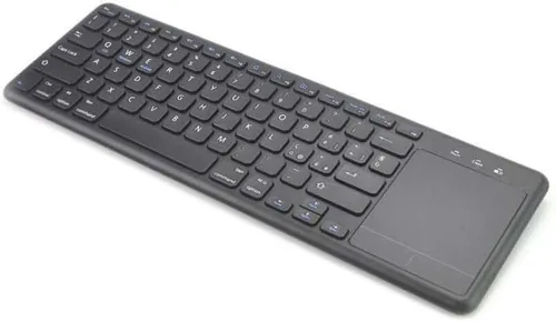 Vista 5 de BoxWave Teclado compatible con Chuwi HiPad Max - Teclado MediaOne con TouchPad, TrackPad inalámbrico USB de tamaño completo para PC, color negro