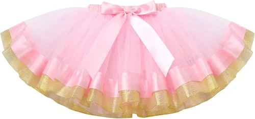 Vista 3 de IBAKOM Atuendos de cumpleaños para niñas, diadema, camiseta, falda tutú, suministros de decoración, sesión de fotos para fiesta, decoración sorpresa