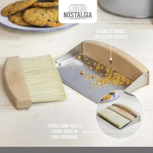 Vista 5 de KitchenCraft Living Nostalgia - Juego de recogedor y cepillo (6.3 x 4.3 x 5.5 in)