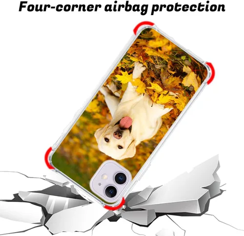 Vista 4 de Funda de teléfono con foto personalizada para iPhone 11, cubierta transparente suave de silicona personalizada con imagen/texto, regalo único