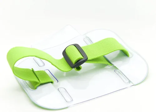 Vista 3 de OnDepot - Brazalete reflectante verde brillante con banda elástica ajustable (paquete de 2)