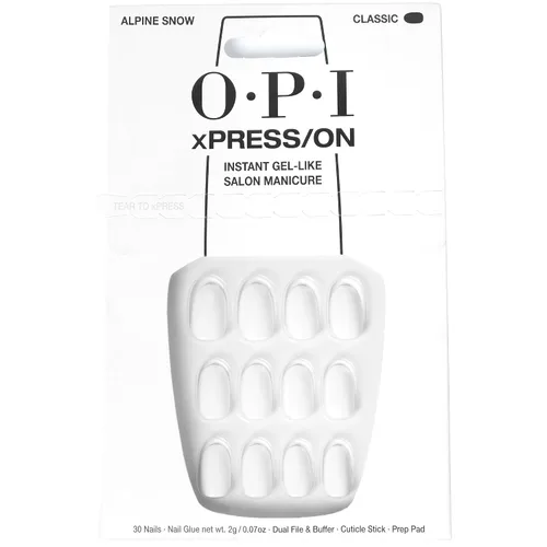 Vista 28 de OPI xPRESS/ON Press on Nails Short Round Classic, Long Almond & Coffin Shape Press-On Professional Nail Art Kit