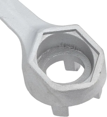 Vista 8 de Llave de aluminio de 10 pulgadas, herramienta universal para abridor de tapones de tambor de 10, 15, 20, 30, 55 galones, abridor de cubos