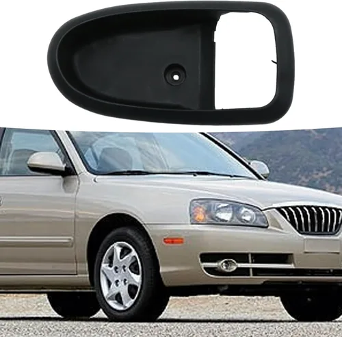 Vista 3 de Carcasa bisel de la manija interior izquierda de la puerta, repuesto para Hyundai Elantra 2001-2006, repuesto para Hyundai Elantra/Avante XD