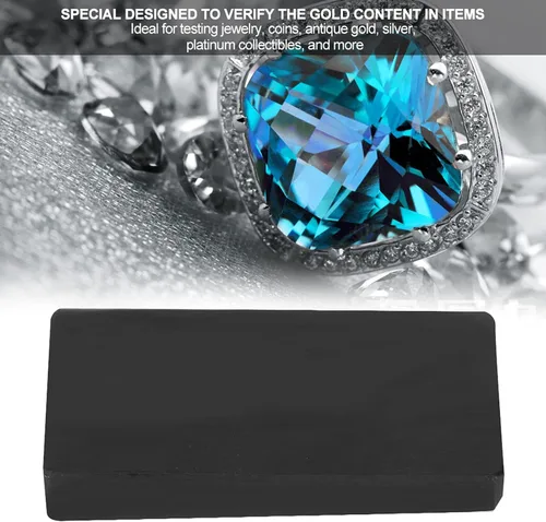 Vista 4 de Jewelry Gold Testing Touchstone Acid Changes Color Based on Purity Test Gold, Silver, and More with Ease