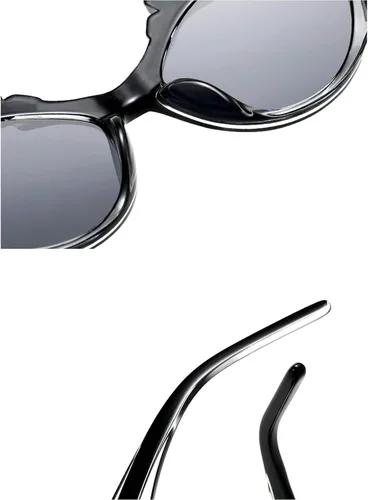 Vista 6 de Gafas de lectura vintage con cristales brillantes para mujer, diseño de ojo de gato, anti luz azul, novedosas sombras con purpurina