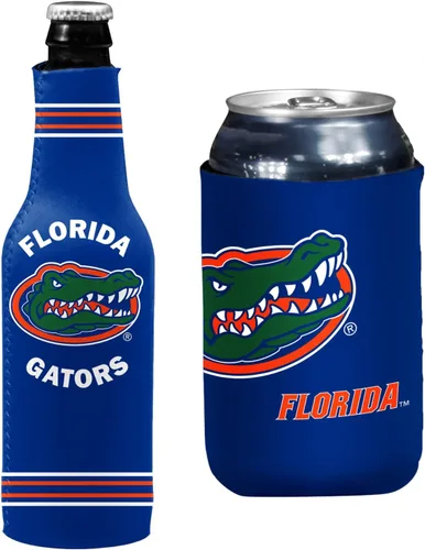 Vista 81 de College Team Color Logo Can & Bottle Holder Insulator Beverage Cooler Set