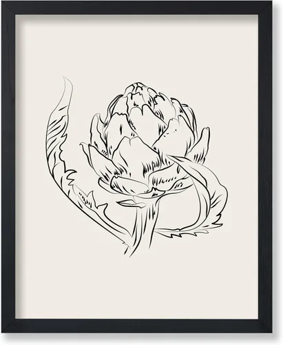 Vista 93 de Poster Master Póster Plumeria - Impresión de flores retro, arte floral, arte de flores tropicales, arte de línea - Arte de boceto - Arte abstracto