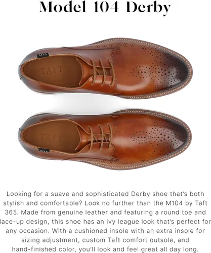 Vista 3 de TAFT 365 Model 104 - Zapatos Derby con cordones para hombre