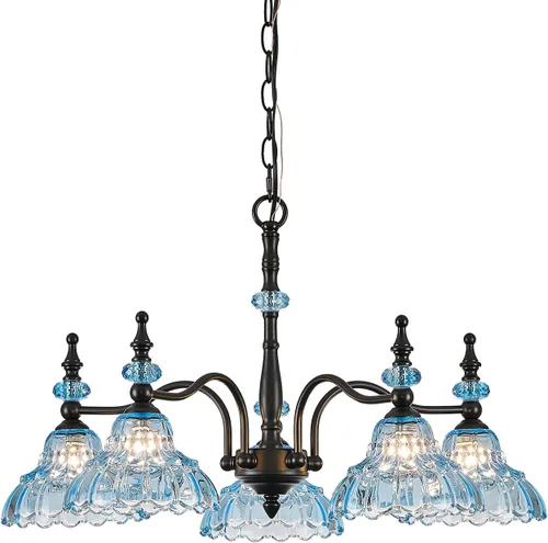 Vista 9 de HDDFL Candelabro de 3 luces, lámpara moderna colgante para comedor, entrada, sala de estar, dormitorio, cocina, marrón y latón