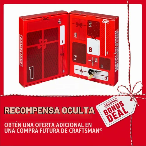 Vista 4 de 12 Days of CRAFTSMAN Advent Calendar, Limited Edition Gift Box CMMT12426A