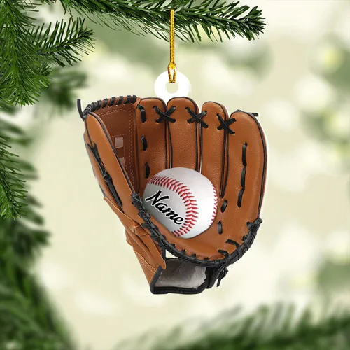 Vista 16 de Personalized Baseball Christmas Ornament Custom Player Gift Decor 25on335