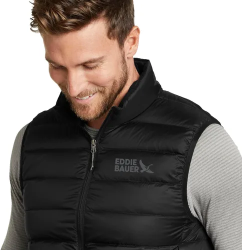 Vista 3 de Eddie Bauer CirrusLite - Chaleco de plumón para hombre negro (Black Recycled)