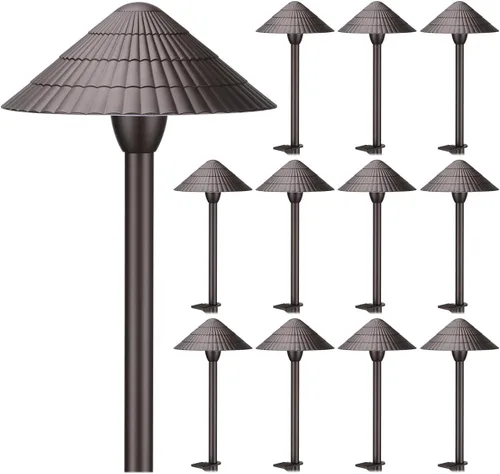 Vista 12 de LEONLITE Paquete de 4 luces LED 5CCT de bajo voltaje para trayectoria, 12